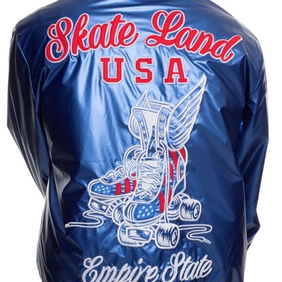 PAPER PLANES
WHEELS UP VARSITY JACKET - ROYAL - Picture 2 of 6